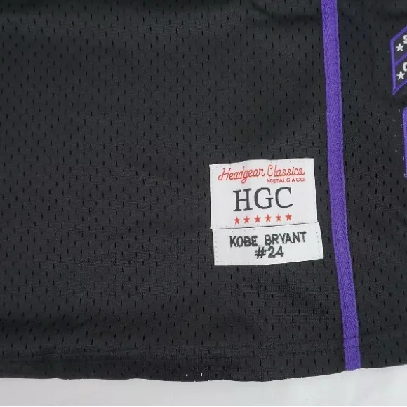 NWT [Headgear Classics] Kobe Bryant Legend Mamba Jersey #8 & #24 Men’s XS/S/M/L - Picture 8 of 15